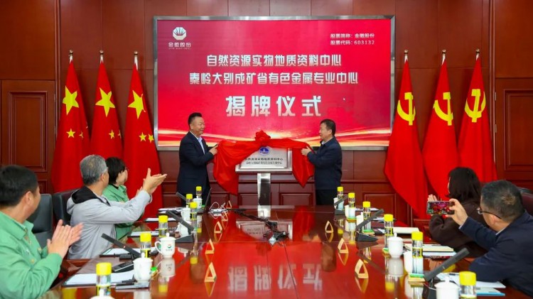 自然資源實物地質資料中心秦嶺大別成礦省有色金屬專業(yè)中心落戶金徽股份